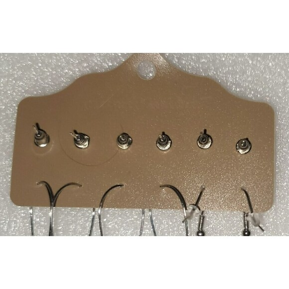 New 6 Pair of Coordinated Earrings - Picture 6 of 6